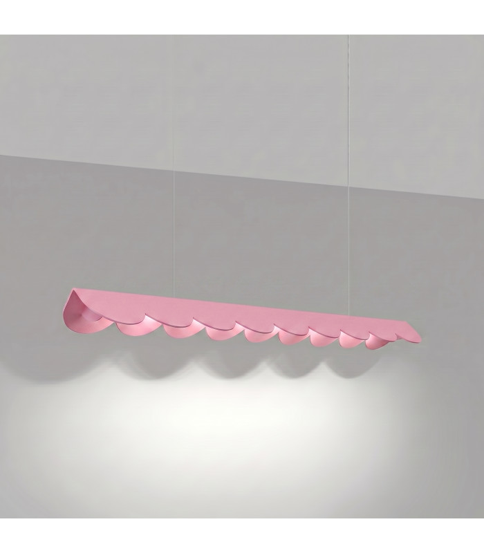 Biscuit 100cm LED Bar Pendant Ceiling Light Pink 4000K-3