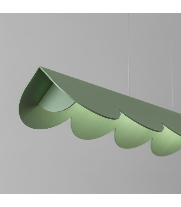 Biscuit 100cm LED Bar Pendant Ceiling Light Sage 4000K-4