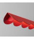 Biscuit 100cm LED Bar Pendant Ceiling Light Red 4000K-4
