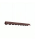 Biscuit 100cm LED Bar Pendant Ceiling Light Brown 4000K-1