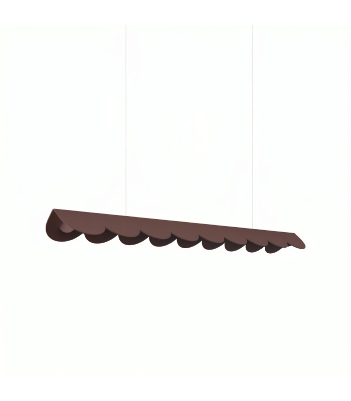 Biscuit 100cm LED Bar Pendant Ceiling Light Brown 4000K-1