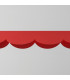 Biscuit 100cm LED Bar Pendant Ceiling Light Red 4000K-5