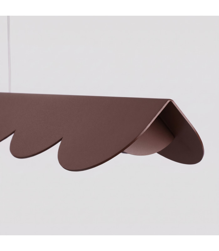Biscuit 100cm LED Bar Pendant Ceiling Light Brown 3000K-7
