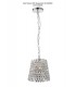 Crystal Lamp SHADE ONLY Polished Chrome, Crystal - 4