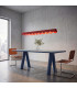 Biscuit 100cm LED Bar Pendant Ceiling Light Red 4000K-13