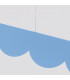 Biscuit 100cm LED Bar Pendant Ceiling Light Sky Blue 4000K-8