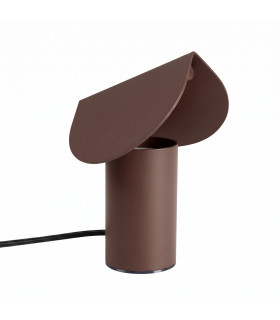 Biscuit Integrated LED Table Lamp Brown-1