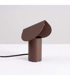 Biscuit Integrated LED Table Lamp Brown-2