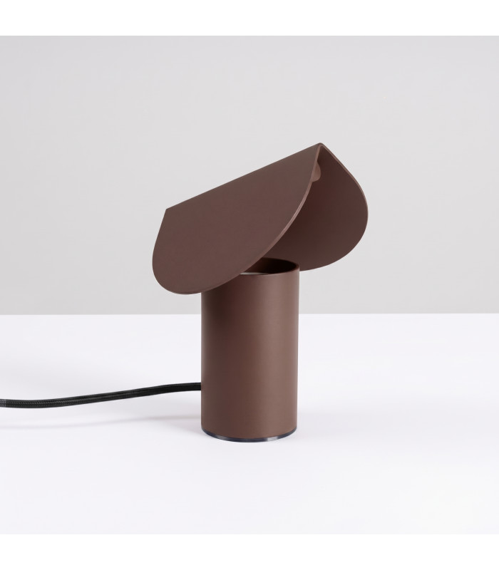 Biscuit Integrated LED Table Lamp Brown-2
