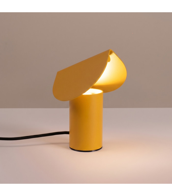 Biscuit Integrated LED Table Lamp Yellow-3