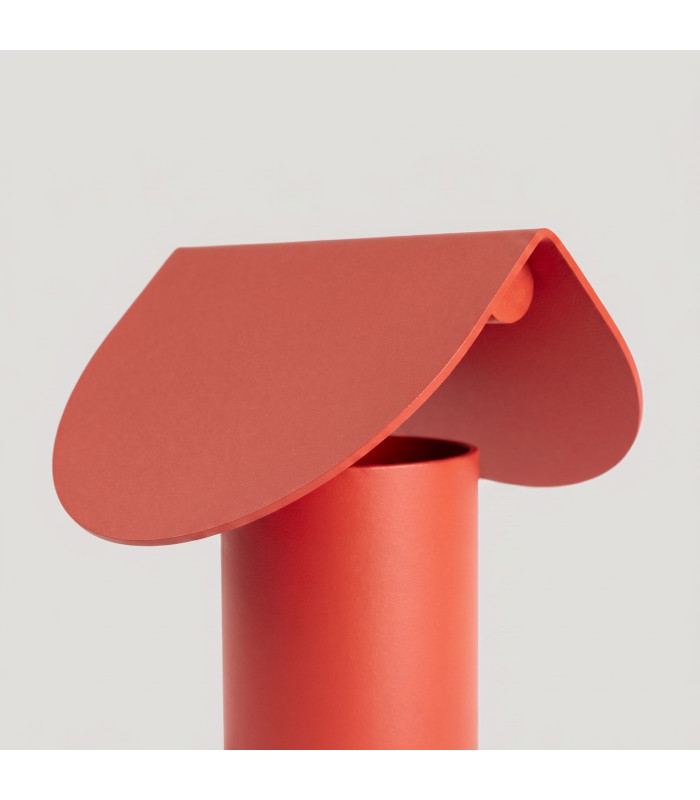 Biscuit Integrated LED Table Lamp Red-4