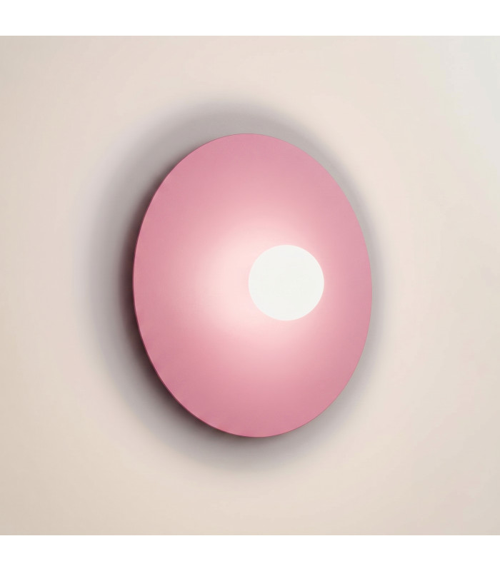 Ake Flush Wall Lamp Pink 1x G9-3