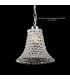 Crystal Cone SHADE ONLY Polished Chrome, Crystal - 2