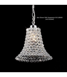 Crystal Cone SHADE ONLY Polished Chrome, Crystal - 2