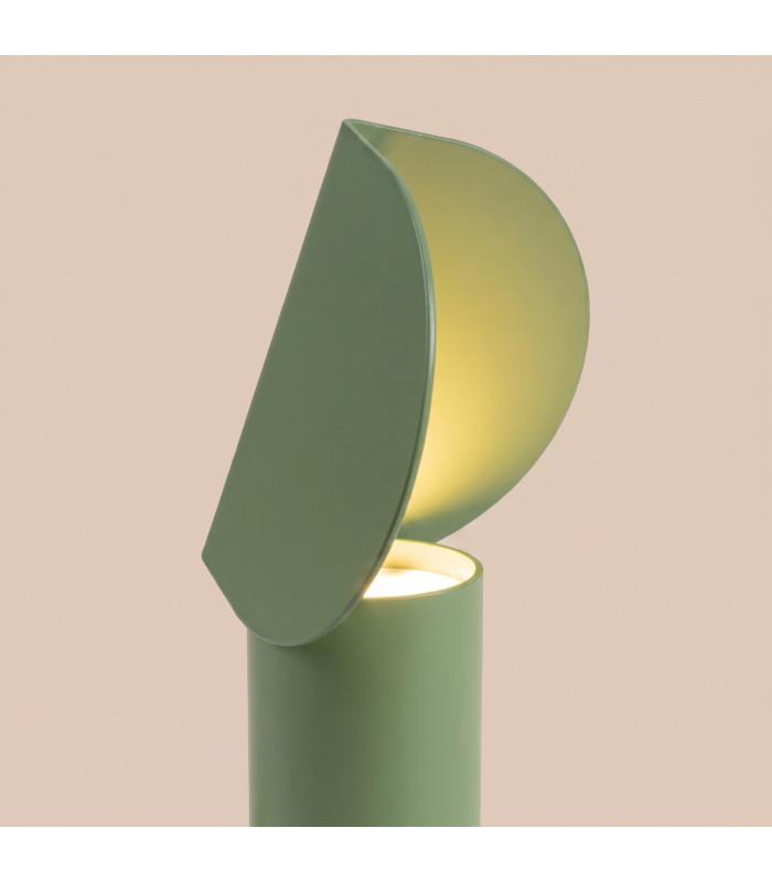 Biscuit Integrated LED Table Lamp Sage-5