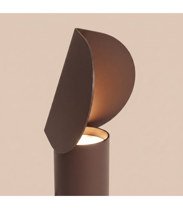 Biscuit Integrated LED Table Lamp Brown-5