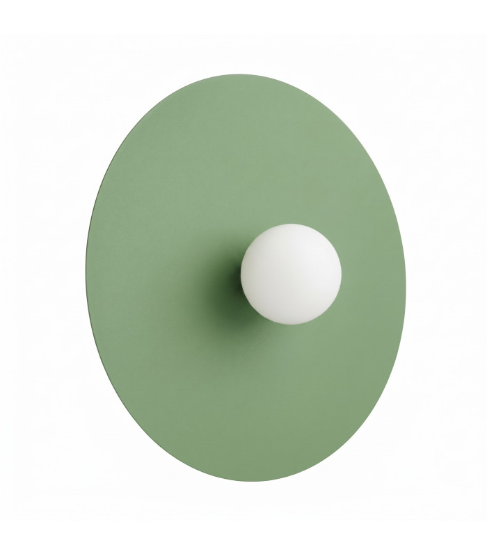 Ake Flush Wall Lamp Sage 1x G9-1
