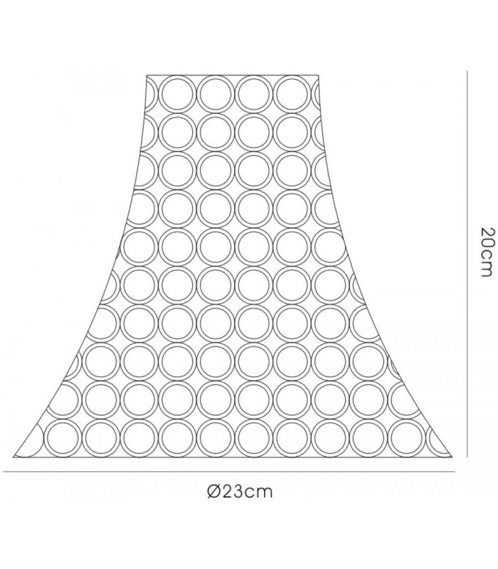 Crystal Cone SHADE ONLY Polished Chrome, Crystal - 3
