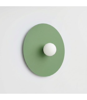 Ake Flush Wall Lamp Sage 1x G9-2
