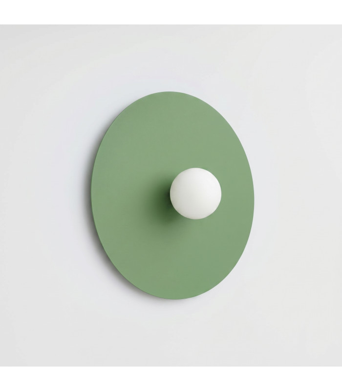 Ake Flush Wall Lamp Sage 1x G9-2