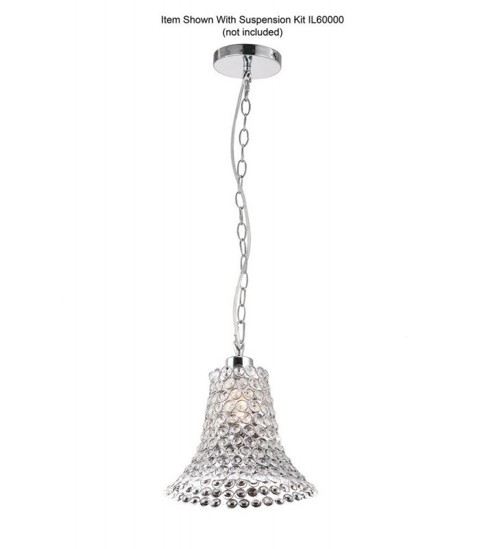 Crystal Cone SHADE ONLY Polished Chrome, Crystal - 4