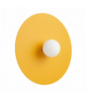 Ake Flush Wall Lamp Yellow 1x G9-1