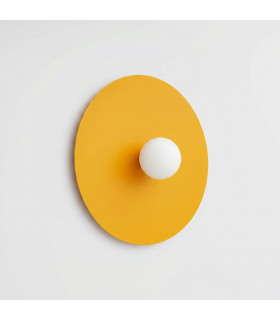Ake Flush Wall Lamp Yellow 1x G9-2