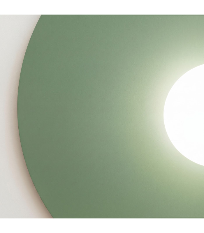 Ake Flush Wall Lamp Sage 1x G9-4