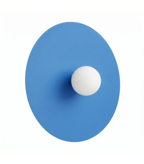Ake Flush Wall Lamp Sky Blue 1x G9-1