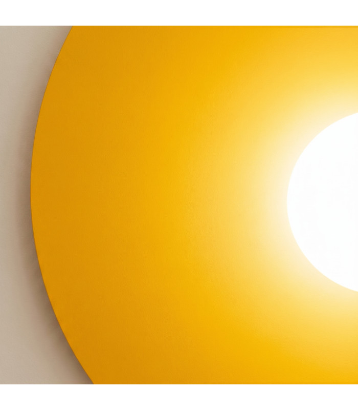 Ake Flush Wall Lamp Yellow 1x G9-4