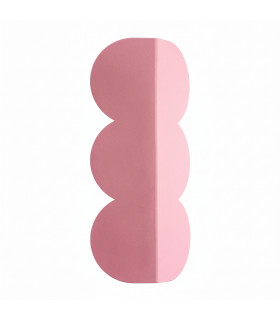 Biscuit Flush Wall Lamp Pink 2x G9-1