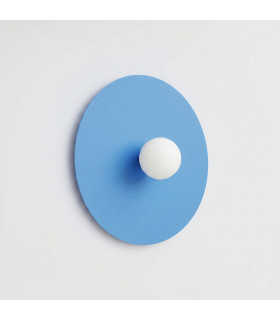 Ake Flush Wall Lamp Sky Blue 1x G9-2