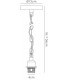 Electrical Suspension Kit 1 Light French Gold - 3