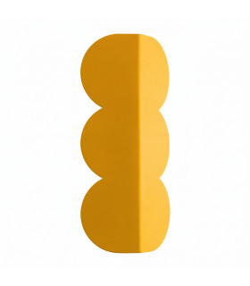 Biscuit Flush Wall Lamp Yellow 2x G9-1