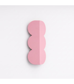 Biscuit Flush Wall Lamp Pink 2x G9-2