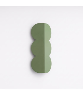 Biscuit Flush Wall Lamp Green 2x G9-2