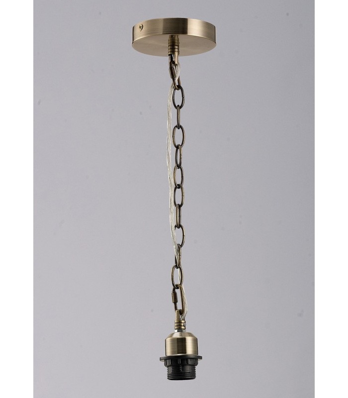 Electrical Suspension Kit 1 Light Antique Brass - 2