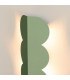 Biscuit Flush Wall Lamp Green 2x G9-4