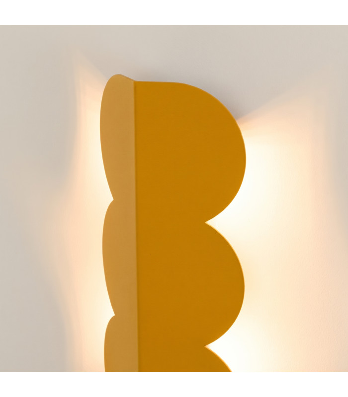 Biscuit Flush Wall Lamp Yellow 2x G9-4