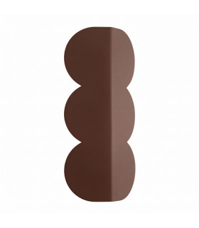 Biscuit Flush Wall Lamp Brown 2x G9-1
