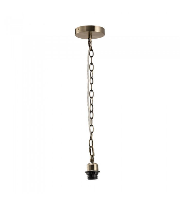 Electrical Suspension Kit 1 Light Antique Brass - 4