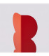 Biscuit Flush Wall Lamp Red Ochre 2x G9-5