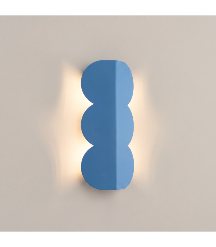 Biscuit Flush Wall Lamp Blue 2x G9-3