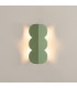 Biscuit Flush Wall Lamp Green 2x G9-7
