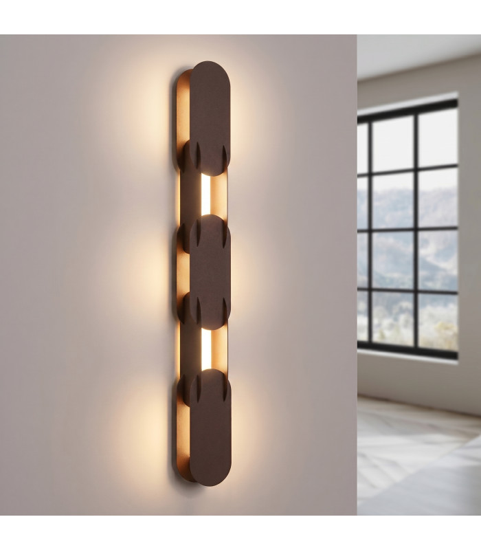 Chain Integrated LED Wall Lamp Brown 3000K-3