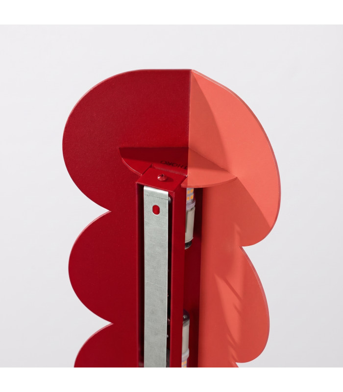 Biscuit Flush Wall Lamp Red Ochre 2x G9-8