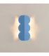 Biscuit Flush Wall Lamp Blue 2x G9-7