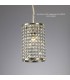 Crystal Cylinder SHADE ONLY Antique Brass, Crystal - 2