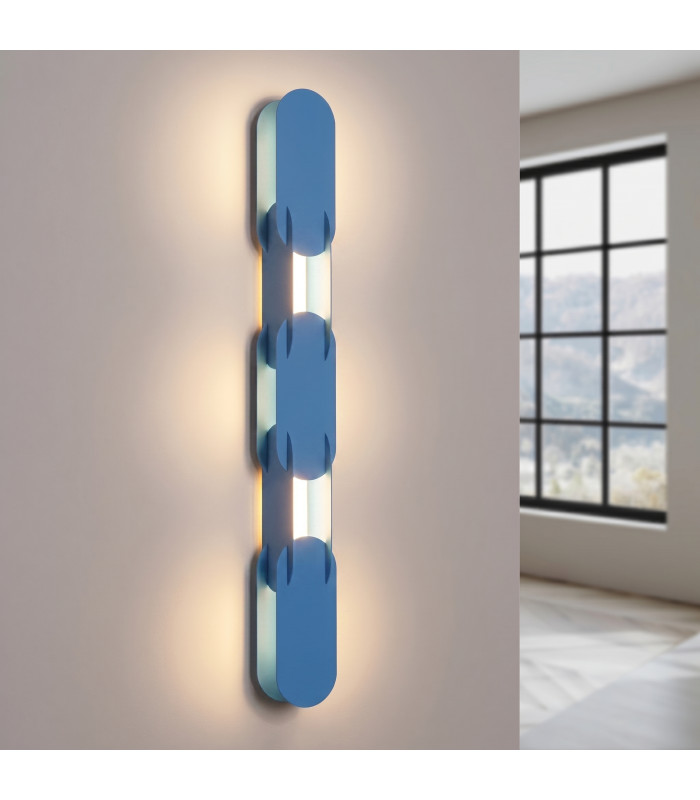 Chain Integrated LED Wall Lamp Blue 3000K-3