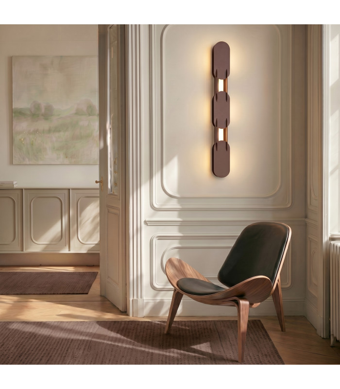 Chain Integrated LED Wall Lamp Brown 3000K-9